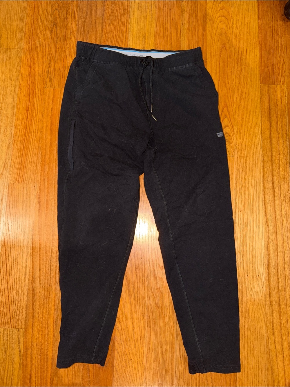 Mack Weldon Black Drawstring Jogger Pants